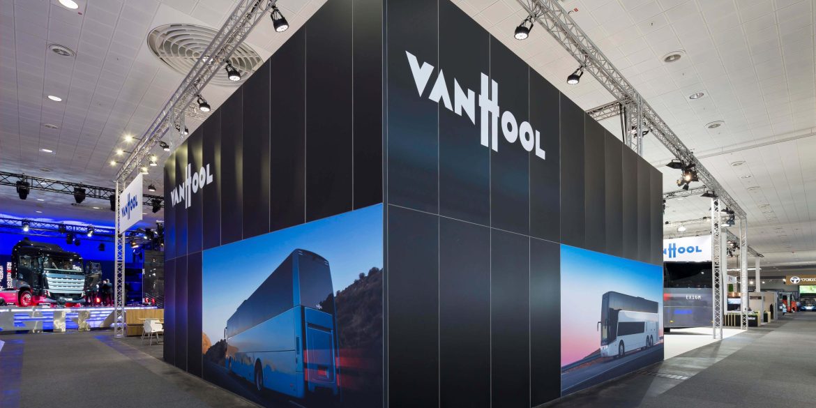 Van Hool beursstand door Creaplan