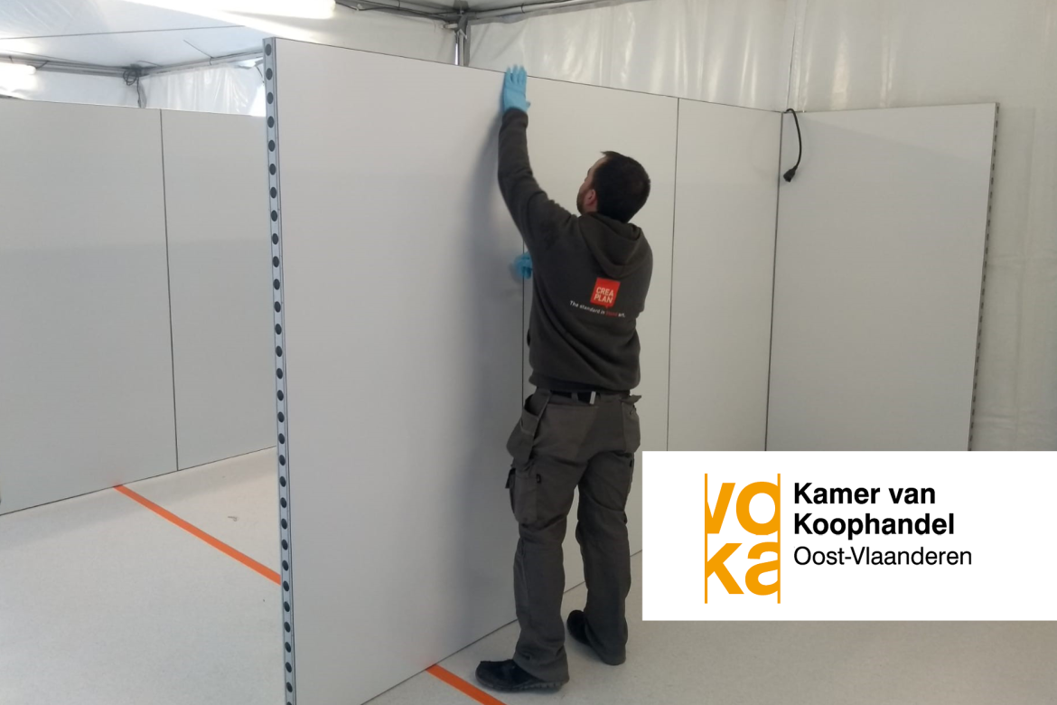 Creaplan ziekenhuiswanden corona