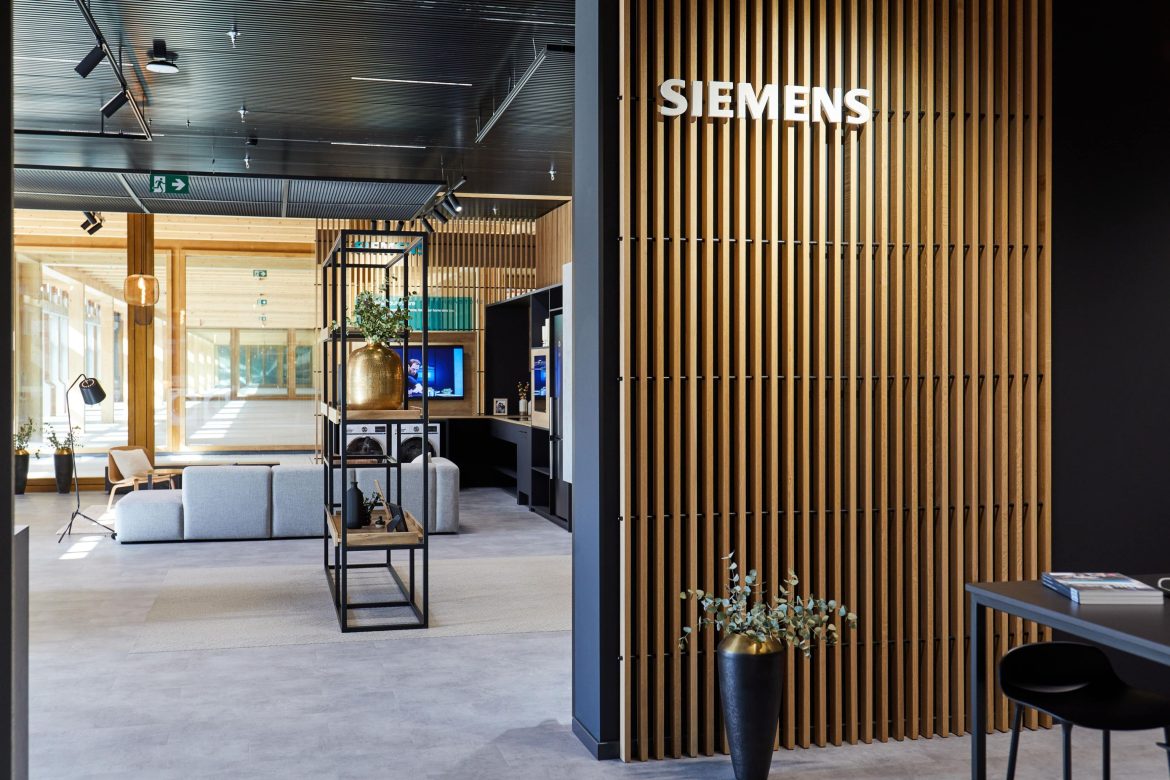 Siemens Showroom Made by Creaplan22