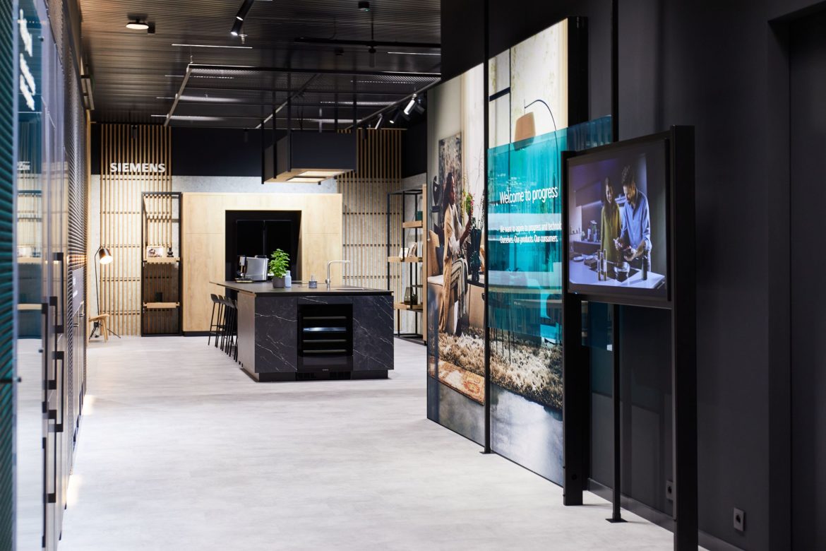 Siemens Showroom Made by Creaplan27