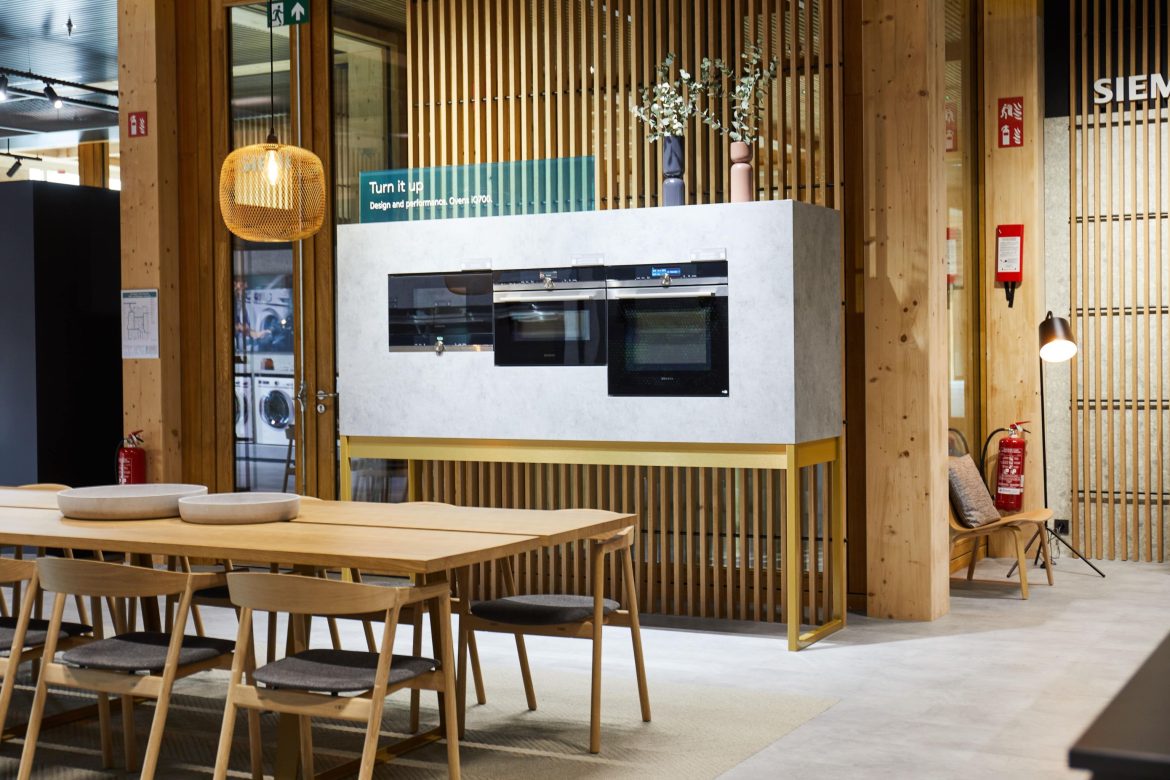 Siemens Showroom Made by Creaplan28