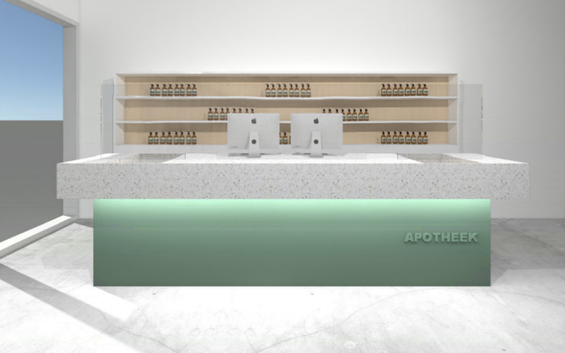 Protective shop counter